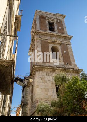 Campanile del complesso monumentale di Santa Chiara, Napoli Foto Stock