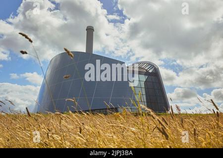 Futuristica centrale termica di Viborg in Danimarca Foto Stock