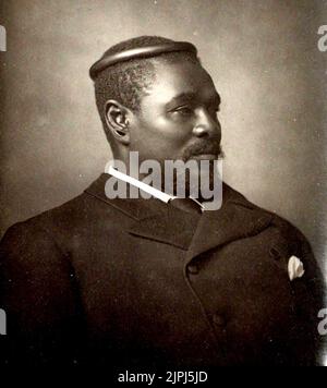 Cetshwayo kaMpande (1826 – 1884) fu il re del regno di Zulu dal 1873 al 1879 e il suo capo durante la guerra anglo-Zulu del 1879. Foto Stock