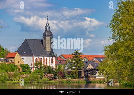 rochlitz, st. petri, rochlitzs Foto Stock