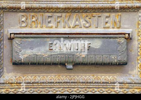 mailbox, einwurfklappe, mailboxs Foto Stock