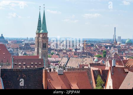 città vecchia, norimberga, città antiche, nuremberg Foto Stock