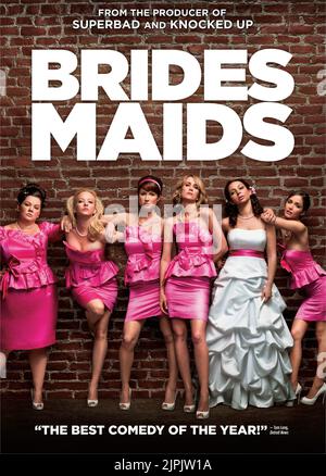 MELISSA MCCARTHY, WENDI MCLENDON-COVEY, ELLIE KEMPER, Kristen WIIG, MAYA RUDOLPH ROSE BYRNE, bridesmaids, 2011 Foto Stock