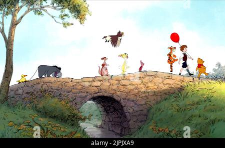 EEYORE,KANGA,ROO,OWL,CONIGLIO,MAIALINO,TIGGER,ROBIN,POOH, WINNIE THE POOH, 2011 Foto Stock