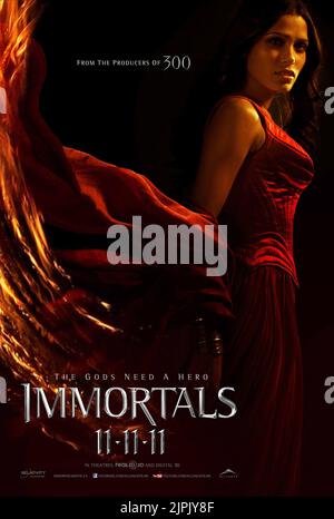 FREIDA PINTO POSTER, IMMORTALS, 2011 Foto Stock