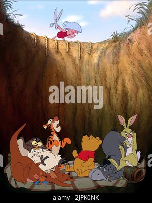 PIGLET, KANGA, GUFO, ROO, TIGGER, POOH, EEYORE, CONIGLIO, WINNIE THE POOH, 2011 Foto Stock