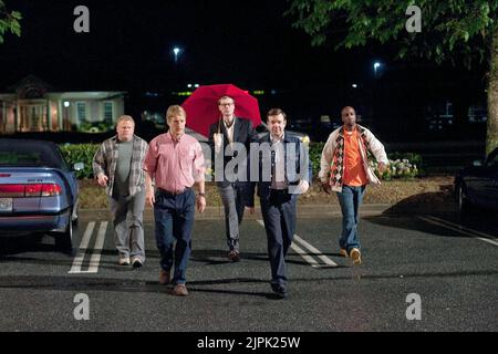 LARRY Joe Campbell, Owen Wilson, STEPHEN MERCHANT, Jason Sudeikis, J.B. SMOOVE, HALL PASS, 2011 Foto Stock