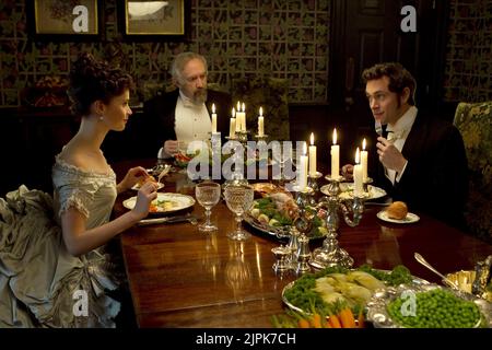 FELICITY JONES, Jonathan Pryce e HUGH DANCY, isteria, 2011 Foto Stock