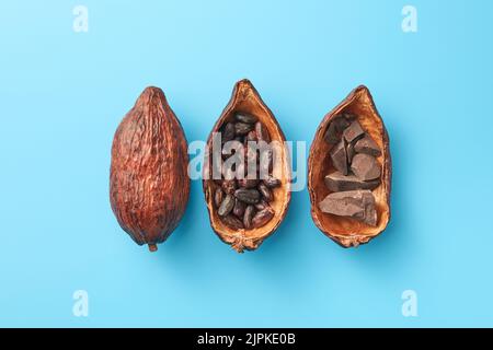 cioccolato, cacao, cacao in grani, cioccolatini, cacao, cocoa, cacao in grani Foto Stock