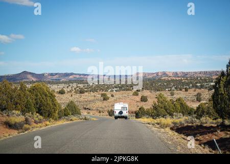 Un impressionante paesaggio da Kodachrome Basin Parco dello stato Foto Stock