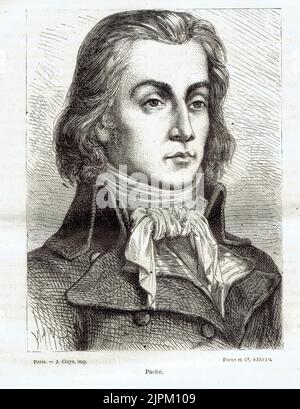 Jean Nicolas Pache, maire de Paris, ministre de la Guerre Foto Stock