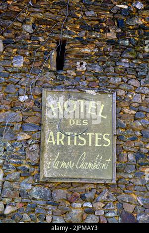 Francia, Indre (36), Creuse valley, Gargilesse-Dampierre, i più bei villaggi di Francia Foto Stock