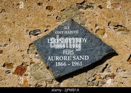 Francia, Indre (36), Creuse valley, Gargilesse-Dampierre, i più bei villaggi di Francia Foto Stock