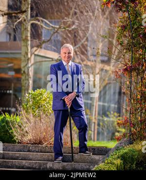 TV Personality Eamon Holmes fotografato all'Oaklands Park Hotel, Weybridge Surrey, Regno Unito Marzo 2022. Solo per uso editoriale. Foto di Jim Holden Foto Stock