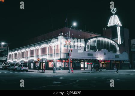 Una bella foto della stazione della metropolitana di Coney Island a New York Foto Stock