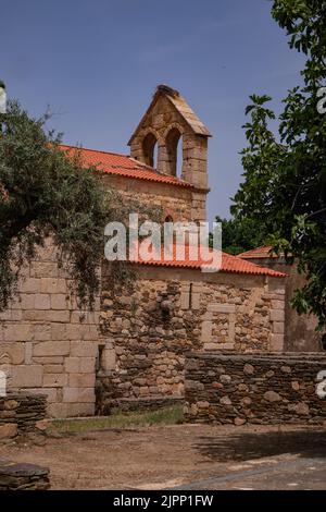 Antica chiesa cattolica a Idanha-a-Velha, Portogallo Foto Stock