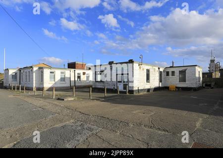 Il centro Yorkshire Wildlife Trust si trova a spurn Point, East Riding of Yorkshire, Humberside, Inghilterra, Regno Unito Foto Stock