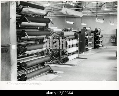 Smith & Calverley Ltd. Fabbrica di tessuti a Huddersfield. Foto Stock