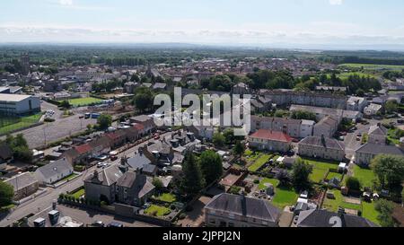 Vista aerea del Kilwinning North Ayrshire Foto Stock