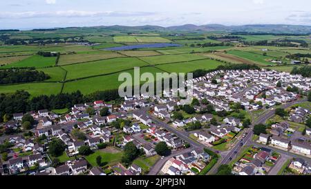 Vista aerea del Kilwinning North Ayrshire Foto Stock