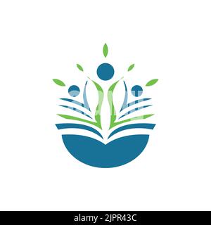 logo graduato simbolo universty istruzione icona vettore Illustrazione Vettoriale