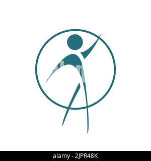 logo salute, modello di design del logo salute medica Illustrazione Vettoriale