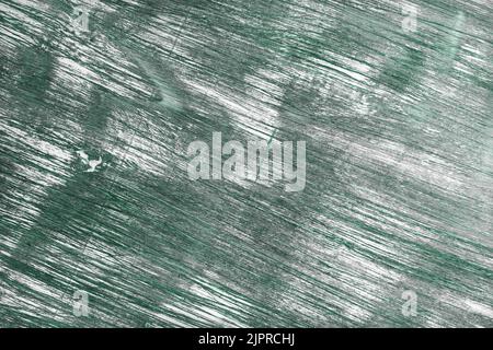 splendida teal, verde mare vecchio pavimento in legno spazzolato texture - astratto foto sfondo Foto Stock