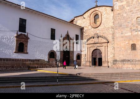 Chiesa e monastero, Iglesia y Convento de Santo Domingo de Guzmán, Cusco, Perù, Sud America Foto Stock