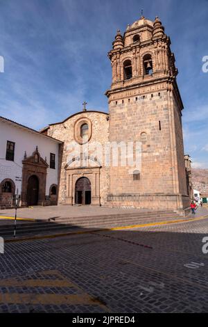 Chiesa e monastero, Iglesia y Convento de Santo Domingo de Guzmán, Cusco, Perù, Sud America Foto Stock