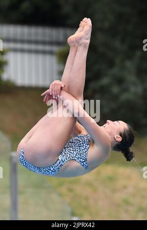 Clare Cryan durante i Campionati europei di nuoto Roma 2022. Roma 19th agosto 2022 Photographer01 Foto Stock