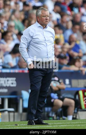 Chris Wilder manager di Middlesbrough guarda su Foto Stock