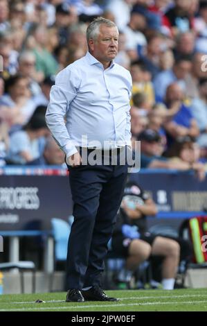 Reading, Regno Unito. 20th ago, 2022. Chris Wilder, manager di Middlesbrough, guarda a Reading, Regno Unito, il 8/20/2022. (Foto di Arron Gent/News Images/Sipa USA) Credit: Sipa USA/Alamy Live News Foto Stock