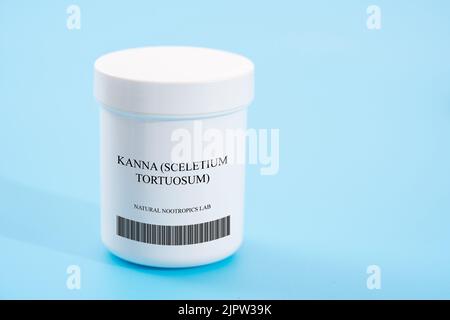 Kanna (Scelebrium tortuosum) è un farmaco nootropico che stimola il funzionamento del cervello. Booster cerebrale Foto Stock