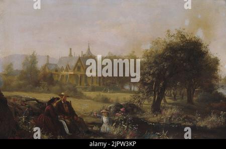 Girolamo B. Thompson - Fiori d'estate (1859) Foto Stock