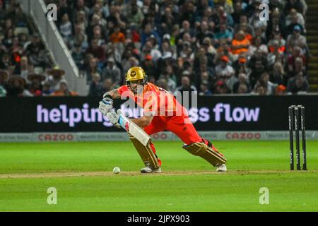 Birmingham, Regno Unito. 19th ago, 2022. Birmingham, 19th 2022 agosto Phoenix bat durante le cento Birmingham Phoenix vs Northern Super Chargers - Double Bill Women & Mens games (Karl W Newton/SPP) Credit: SPP Sport Press Photo. /Alamy Live News Foto Stock