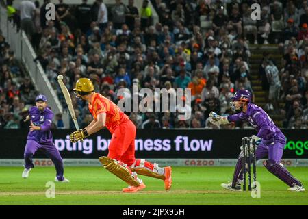 Birmingham, Regno Unito. 19th ago, 2022. Birmingham, 19th 2022 agosto Phoenix bat durante le cento Birmingham Phoenix vs Northern Super Chargers - Double Bill Women & Mens games (Karl W Newton/SPP) Credit: SPP Sport Press Photo. /Alamy Live News Foto Stock