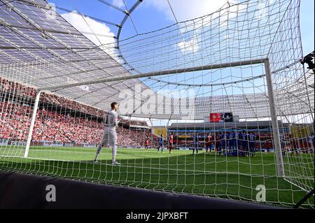 Leverkusen, Germania - 20 agosto 2022: La partita della Bundesliga FC Bayer 04 Leverkusen contro TSG 1899 Hoffenheim Foto Stock