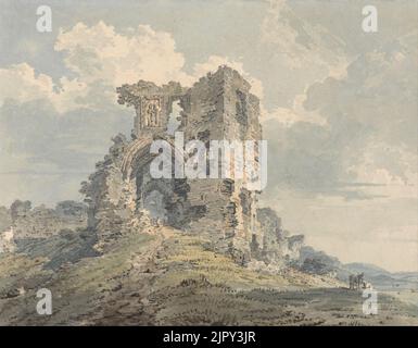 Thomas Girtin - Castello di Denbigh Foto Stock