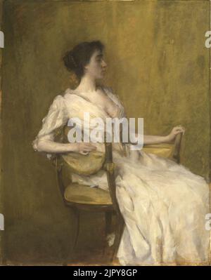 Thomas Wilmer Dewing - Lady in White Foto Stock