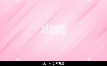 Sfondo rosa astratto. Rosa forme moderne sfondo per banner modello. Illustrazione Vettoriale