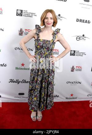 Hollywood, California, USA 20th Agosto 2022 attrice Jaime Ray Newman partecipa all'Hollyshorts Film Festival Awards Event al TCL Chinese Theatre il 20 Agosto 2022 a Hollywood, California, USA. Foto di Barry King/Alamy Live News Foto Stock