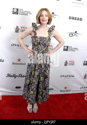 Hollywood, California, USA 20th Agosto 2022 attrice Jaime Ray Newman partecipa all'Hollyshorts Film Festival Awards Event al TCL Chinese Theatre il 20 Agosto 2022 a Hollywood, California, USA. Foto di Barry King/Alamy Live News Foto Stock