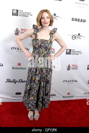 Hollywood, California, USA 20th Agosto 2022 attrice Jaime Ray Newman partecipa all'Hollyshorts Film Festival Awards Event al TCL Chinese Theatre il 20 Agosto 2022 a Hollywood, California, USA. Foto di Barry King/Alamy Live News Foto Stock