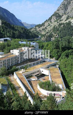 Panticosa spa situata nella provincia di Huesca, Aragona, Spagna Foto Stock