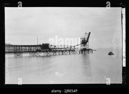 Al Sinai attraverso il deserto. Il molo a Abou Zenimeh Foto Stock