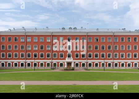 Palazzo Jelgava, conosciuto anche come Palazzo Mitava, progettato dall'architetto barocco russo Bartolomeo Rastrelli a Jelgava, Lettonia Foto Stock