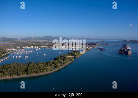 Antenna di Spinnaker Park e Marina Gladstone Queensland Australia Foto Stock