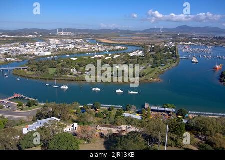 Aereo di Marina a Gladstone Queensland Australia Foto Stock