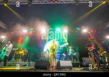 Glanusk Park, Regno Unito. Sabato, 20 agosto, 2022.Performing al 2022 Green Man Festival a Glanusk Park, Brecon Beacons, Galles. Data foto: Sabato 20 agosto 2022. Il credito fotografico dovrebbe essere: Richard Gray/Alamy Live News Foto Stock