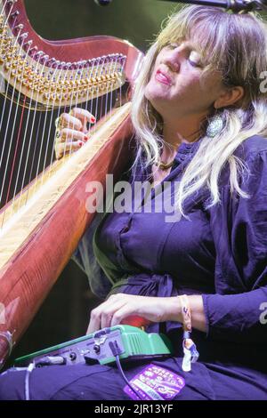 Glanusk Park, Regno Unito. Sabato, 20 agosto, 2022.Performing al 2022 Green Man Festival a Glanusk Park, Brecon Beacons, Galles. Data foto: Sabato 20 agosto 2022. Il credito fotografico dovrebbe essere: Richard Gray/Alamy Live News Foto Stock